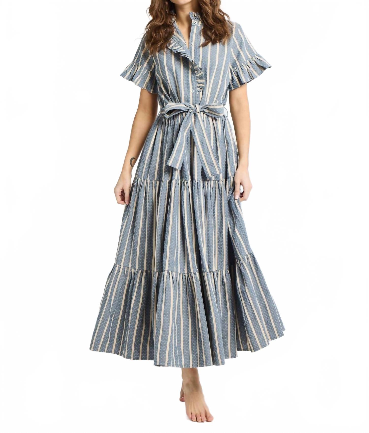 

Женское платье Victoria из шамбре в полоску Mille, Chambray Stripe