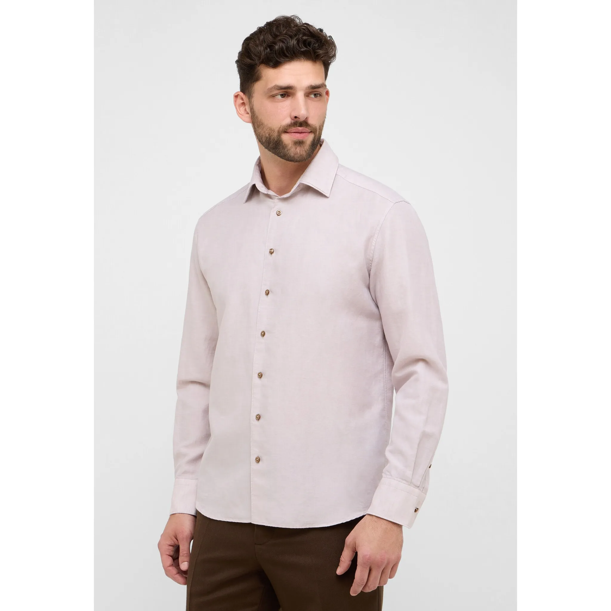

Рубашка Eterna с длинными рукавами "COMFORT FIT", цвет Sand