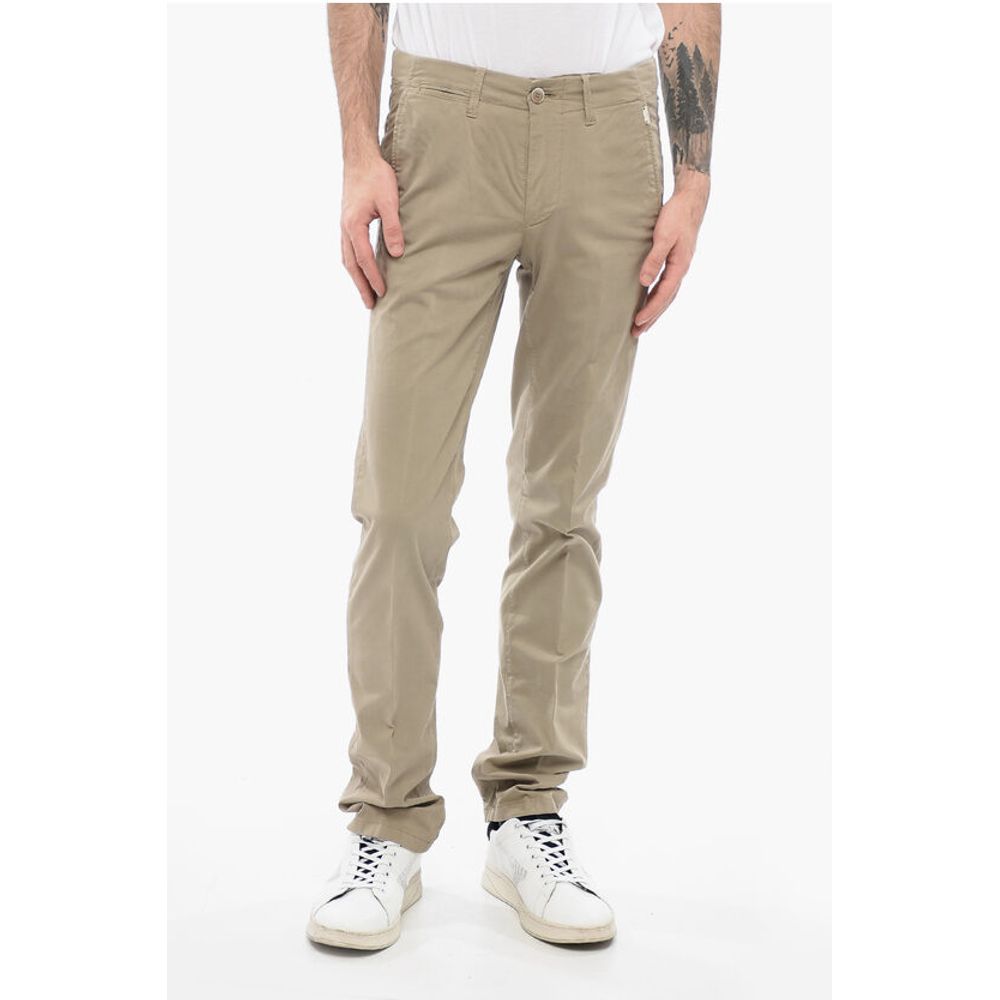 

Брюки-чиносы ID Stretch Cotton с петлями для ремня Corneliani, Beige