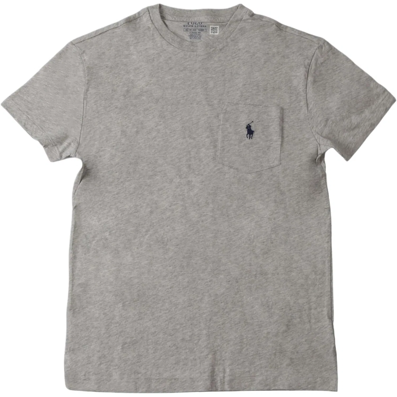 Футболка хлопковая Polo Ralph Lauren серая