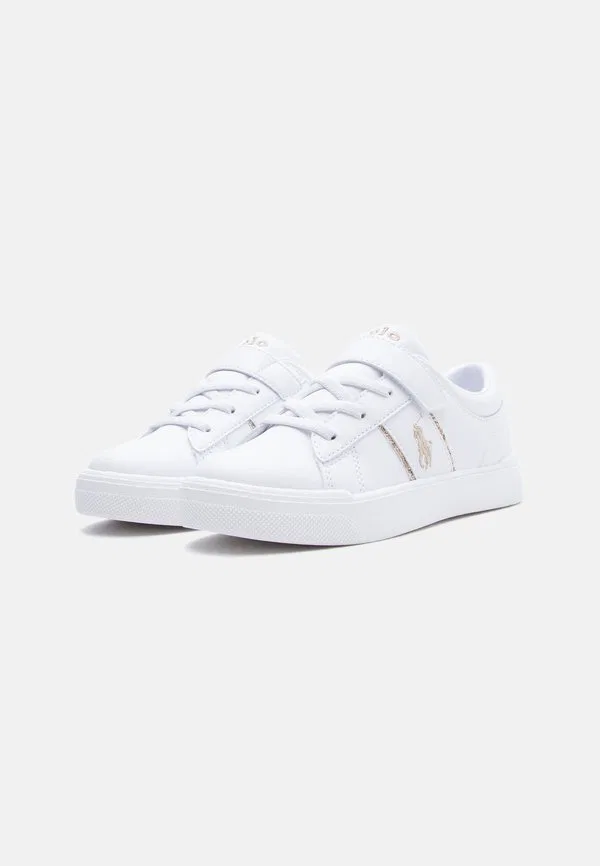 Кроссовки frazier ii, белые с золотистыми блестками Polo Ralph Lauren, White/Gold-Coloured Glitter — фото 2