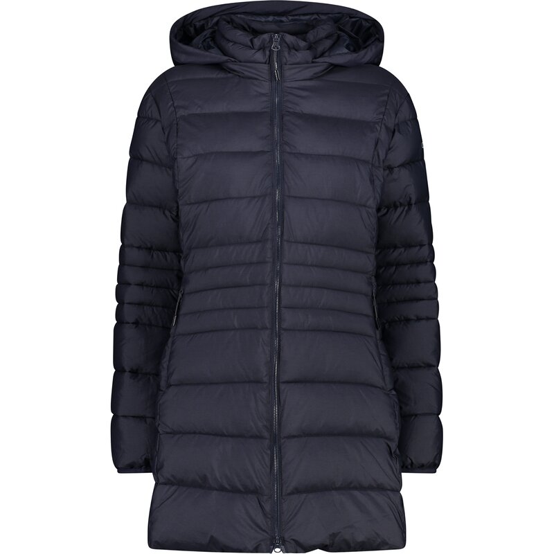 

Куртка женская парка с капюшоном на кнопках Cmp, синий