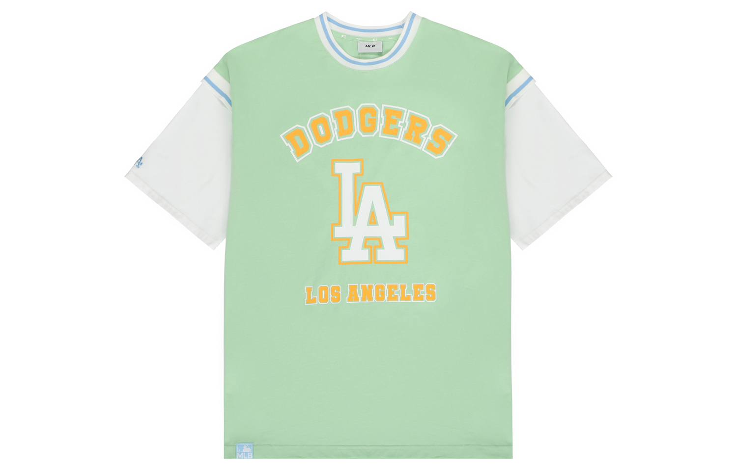 

MLB Футболка с рукавом дроп-шоулер унисекс светло-зеленая, Зеленый, MLB Футболка с рукавом дроп-шоулер унисекс светло-зеленая