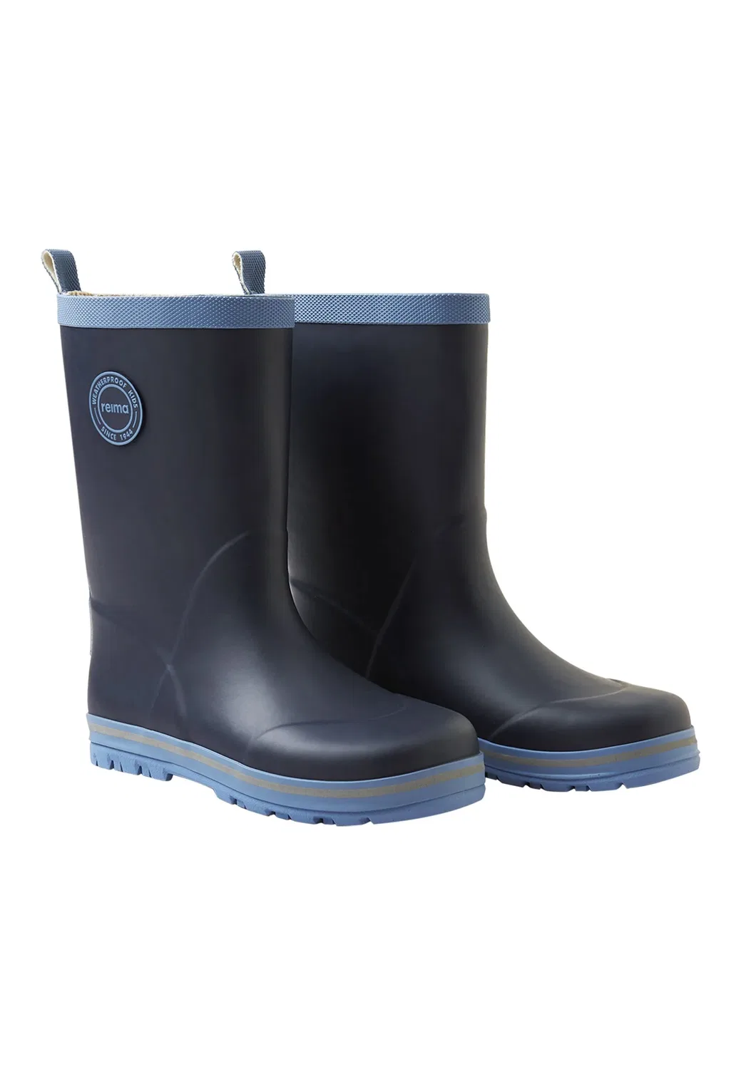 Резиновые сапоги с отражающими элементами Reima, navy blue — фото 4