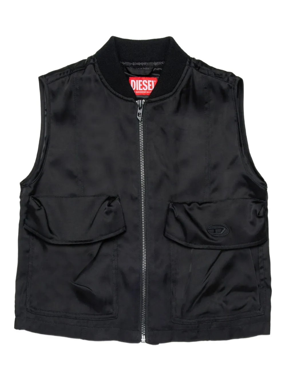 

Куртка Jsaffy с карманом на молнии Diesel Kids, черный