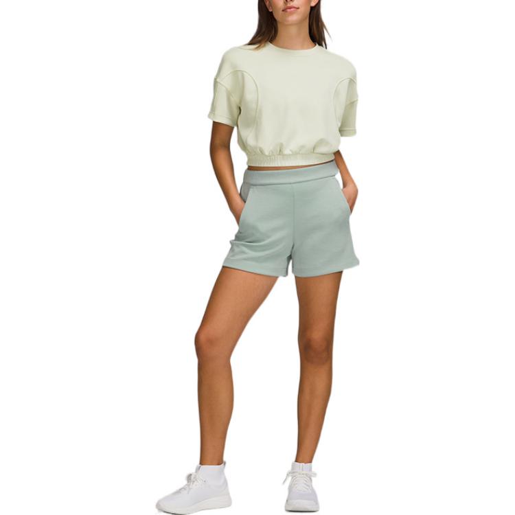 

Футболка Softstreme Casual Shorts Women's Lululemon, Экрю