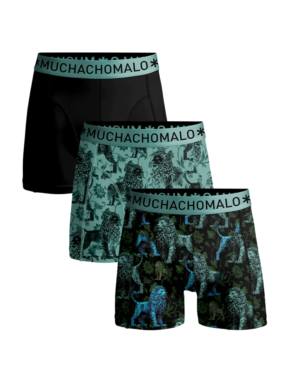 

Боксеры 3 шт трусы Muchachomalo, мультиколор