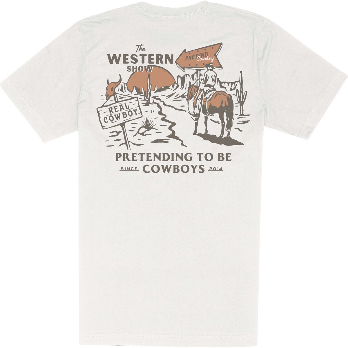 

Западная футболка для шоу Sendero Provisions Co., белый