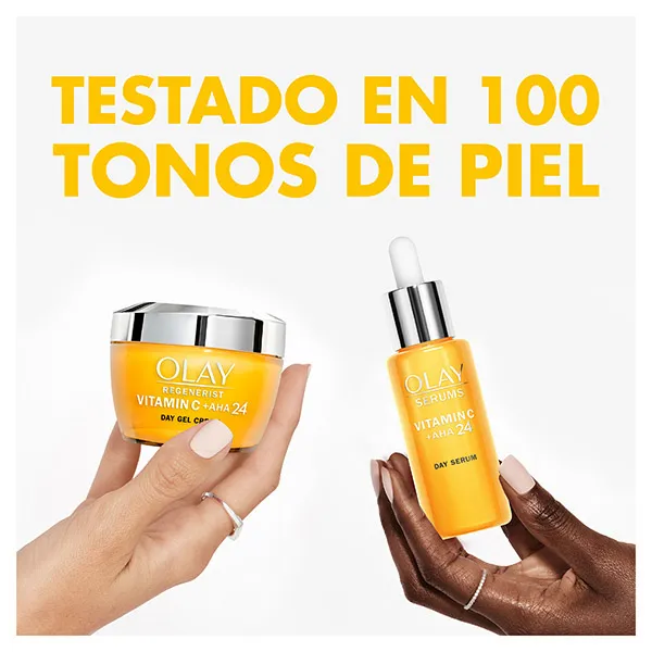 Сыворотка Olay — Осветляющая для лица Regenerist Vitamin C + Aha 24 Sérum, 40 мл — фото 2