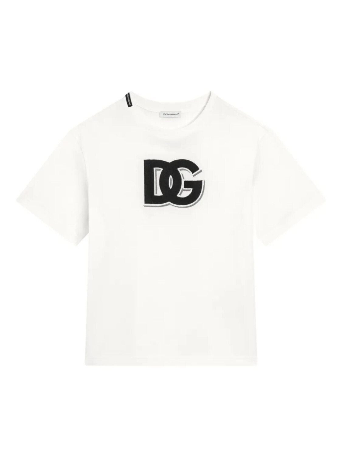 Футболка с логотипом Dolce & Gabbana Kids, белый