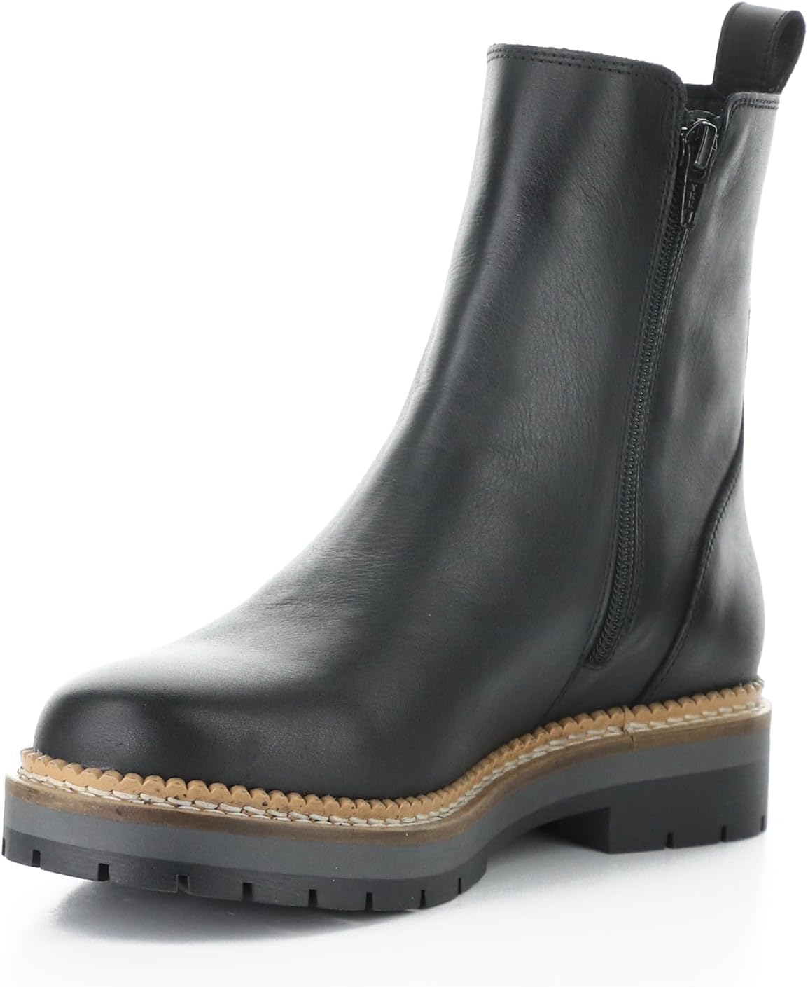 Ботинки Bos. Co. Feel Leather Side Zip Boot - Among Bos. & Co., черный — фото 4