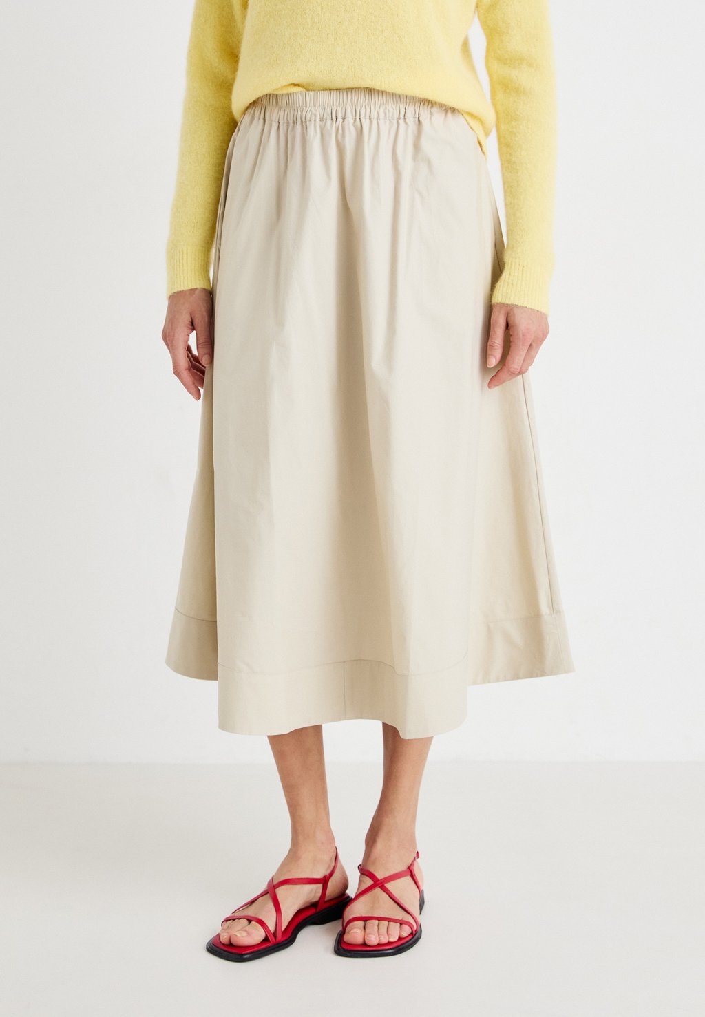 

Юбка А-силуэта MSCHLENNA SKIRT MSCH Copenhagen, бежевый