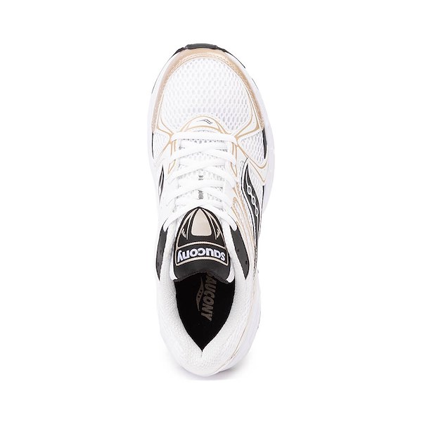 Кроссовки Saucony Ride Millennium Athletic Shoe, цвет White/Gold/Black — фото 2