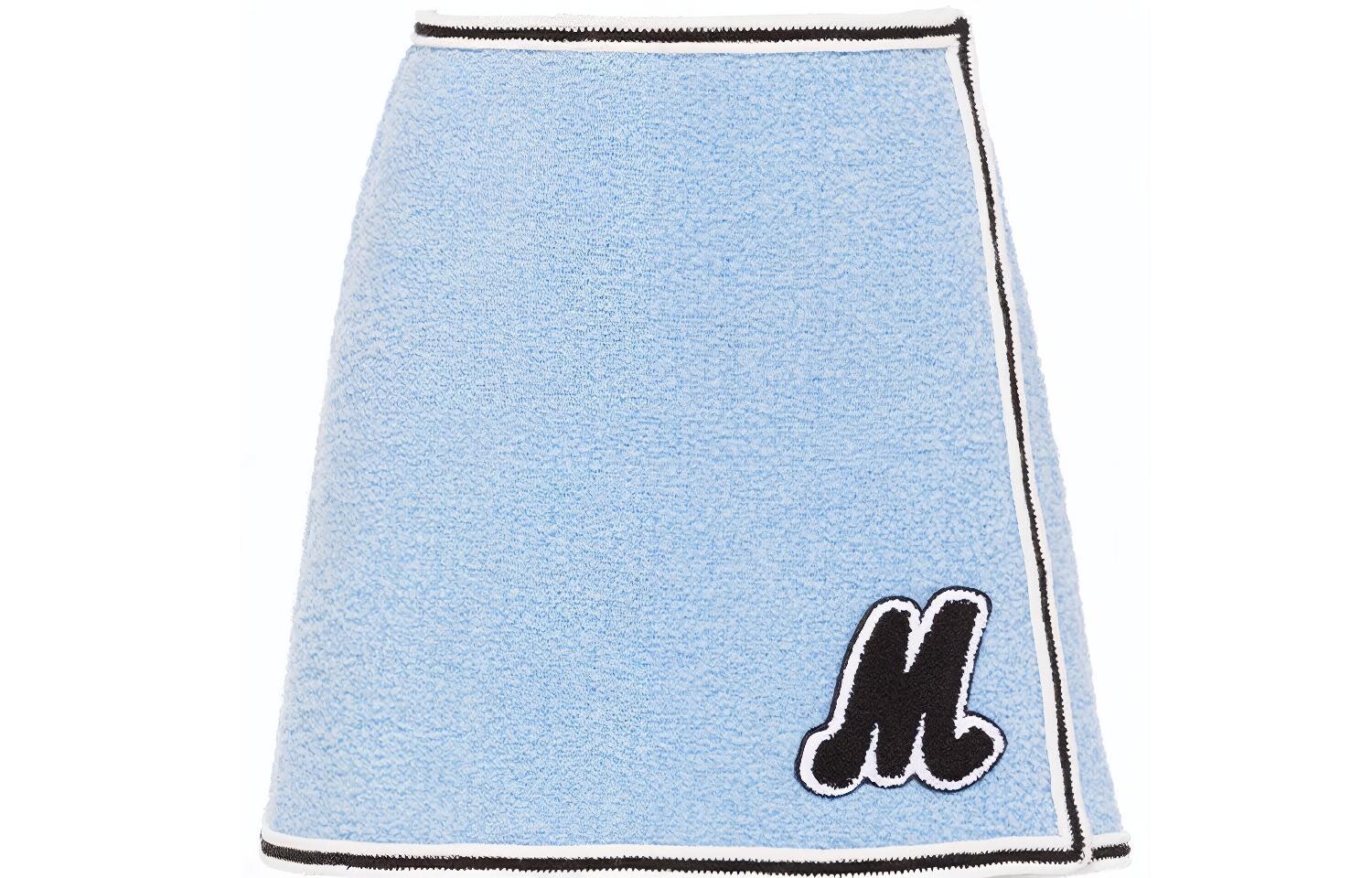 

Юбка повседневная женская синяя Miu Miu
