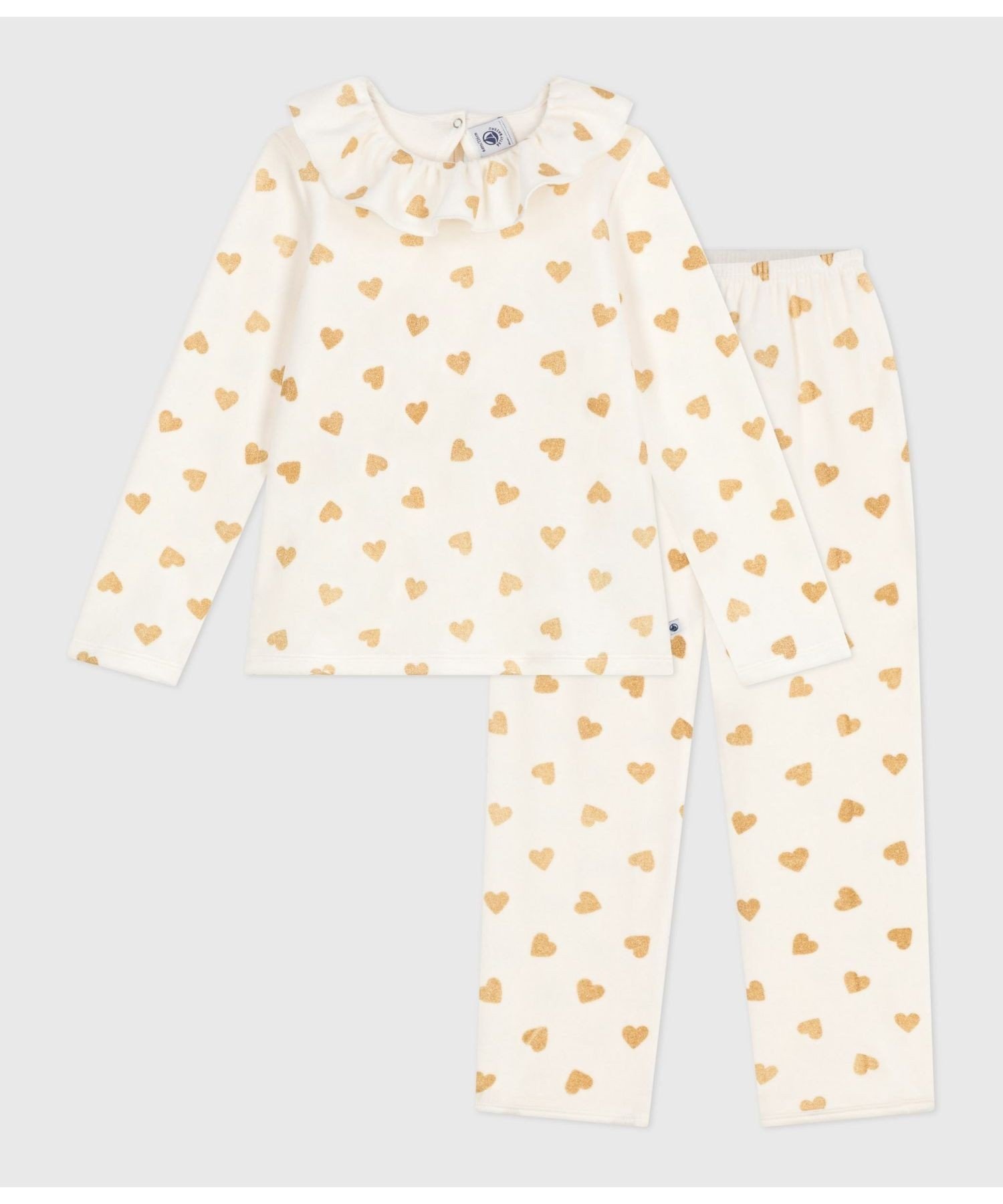 Пижама PETIT BATEAU, Off-white/yellow — фото 4