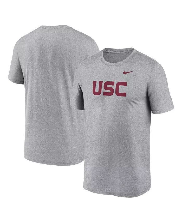 

Мужская футболка цвета «меланж» с надписью «Легенда» из прайм-тайм USC Trojans Primetime Nike