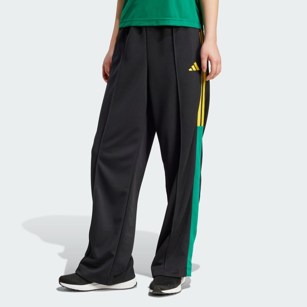 

Спортивный костюм Adidas Tiro Nations Pack Wide-Leg Pants, цвет Black/Bold Green/Hazy Yellow