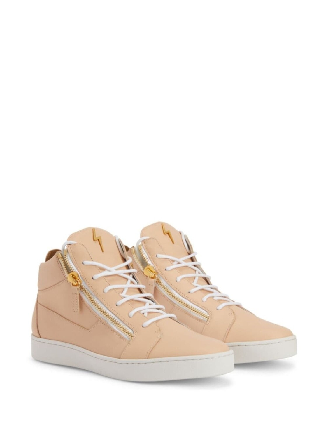 Кроссовки Giuseppe Zanotti Frankie Logo-plaque, светло-оранжевый — фото 2