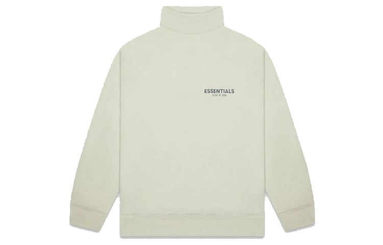 Футболка унисекс серо-зеленая Fear Of God Essentials — фото 2