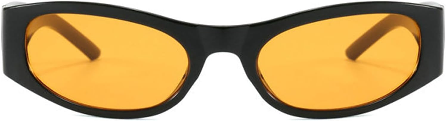 

Willochra Роскошные дизайнерские футуристические солнцезащитные очки в маленькой оправе, обтекаемой формы, в стиле 2000-х, очки-маска в стиле панк, солнцезащитные очки Y2K для женщин, C3