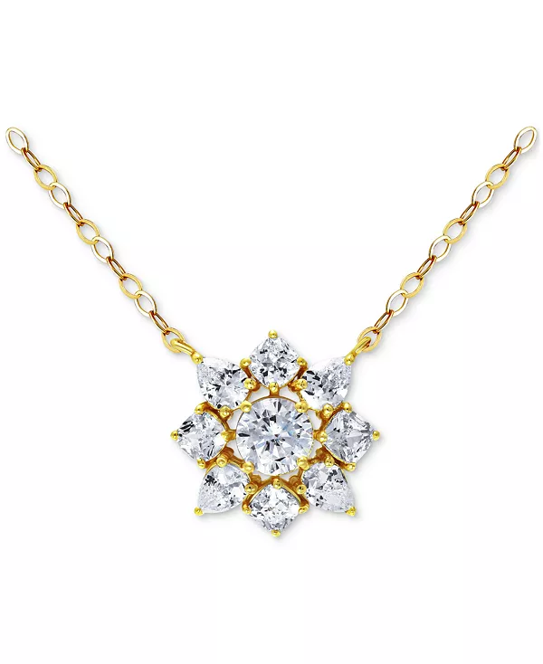 

Ожерелье (2-5/8 карата) из позолоченного стерлингового серебра, эксклюзивно в Macy's Giani Bernini, gold