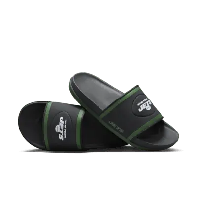 

Шлепанцы Nike Offcourt (NFL New York Jets) Slide, цвет Anthracite/Sport Green/White