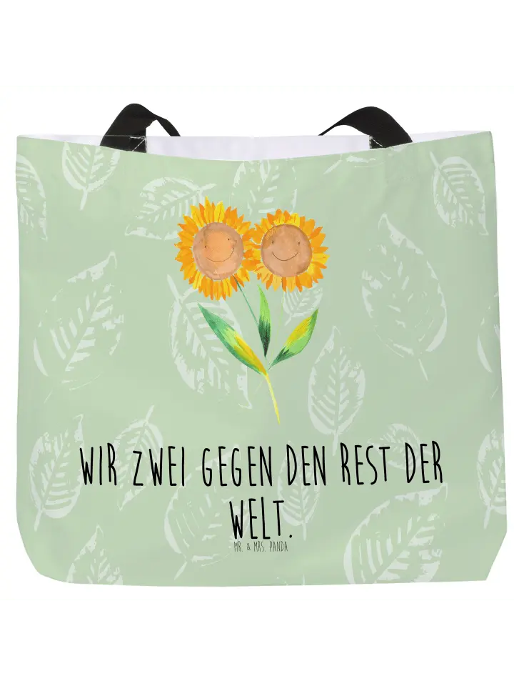 

Шоппер Mr. & Mrs. Panda, цвет blattgrün