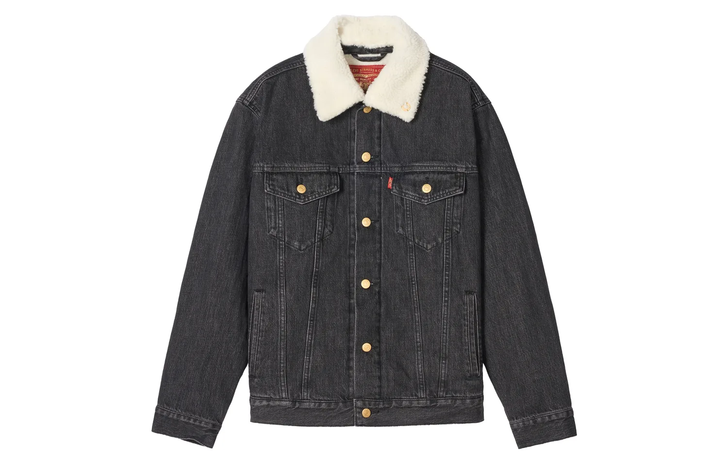 Levis Джинсовая куртка unisex черная из ограниченной коллекции Year Of The Horse
