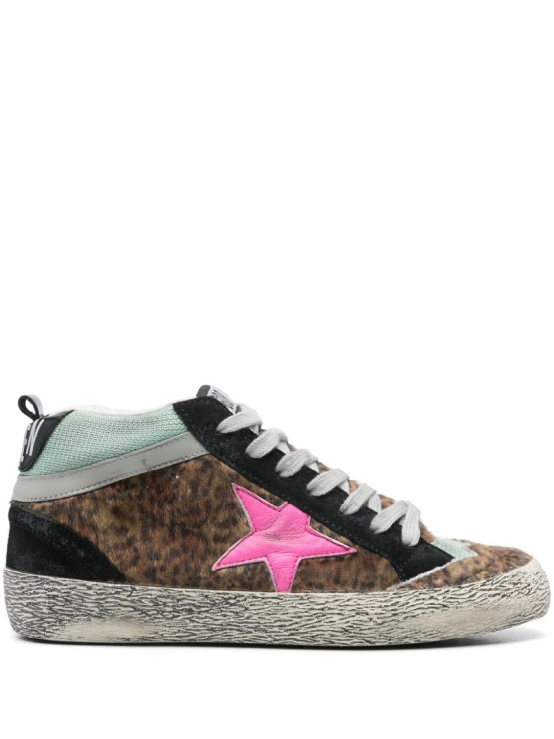 

Golden Goose кеды Mid Star Double Quarter, коричневый