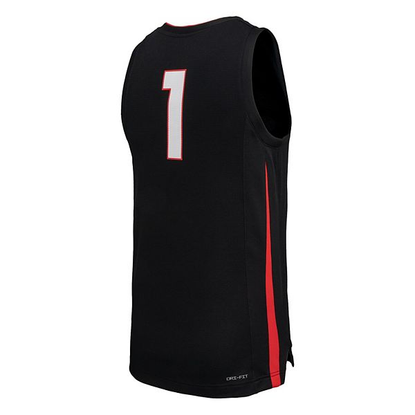 Мужская черная баскетбольная майка Gonzaga Bulldogs Nike — фото 4