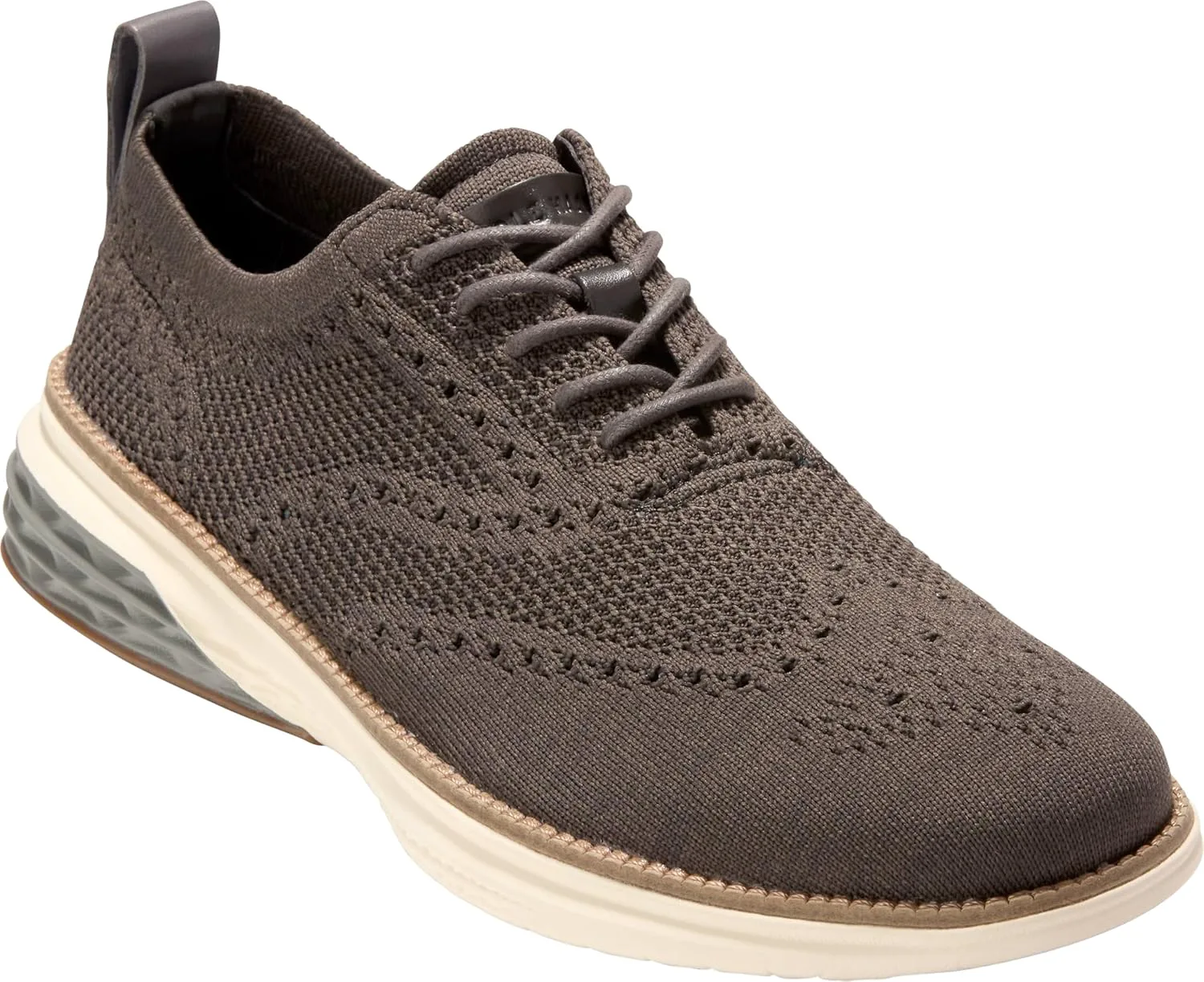 Мужские туфли Cole Haan Grand Hurrion Stitchlite с крыльями, темно-оливковый/слоновая кость — фото 4