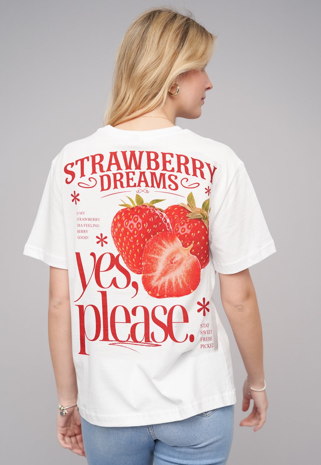 

Футболка с принтом STRAWBERRY Cloud 5ive, белый