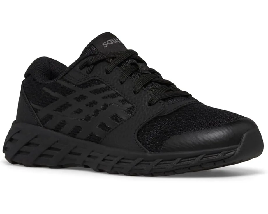Кроссовки Saucony Kids Wind 2.0 (Little Kid/Big Kid), Black