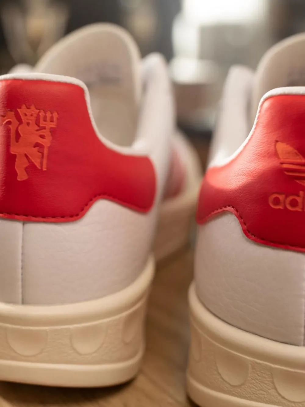 Кроссовки «Барселона 99 Манчестер Юнайтед» Adidas, белый — фото 3