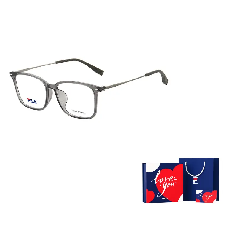 

FILA Титановая оправа квадратной формы унисекс, 07F6 Translucent Grey
