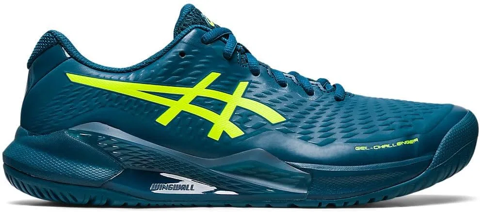 Кроссовки теннисные ASICS Gel-Challenger 14, Restful Teal/Safety Yellow