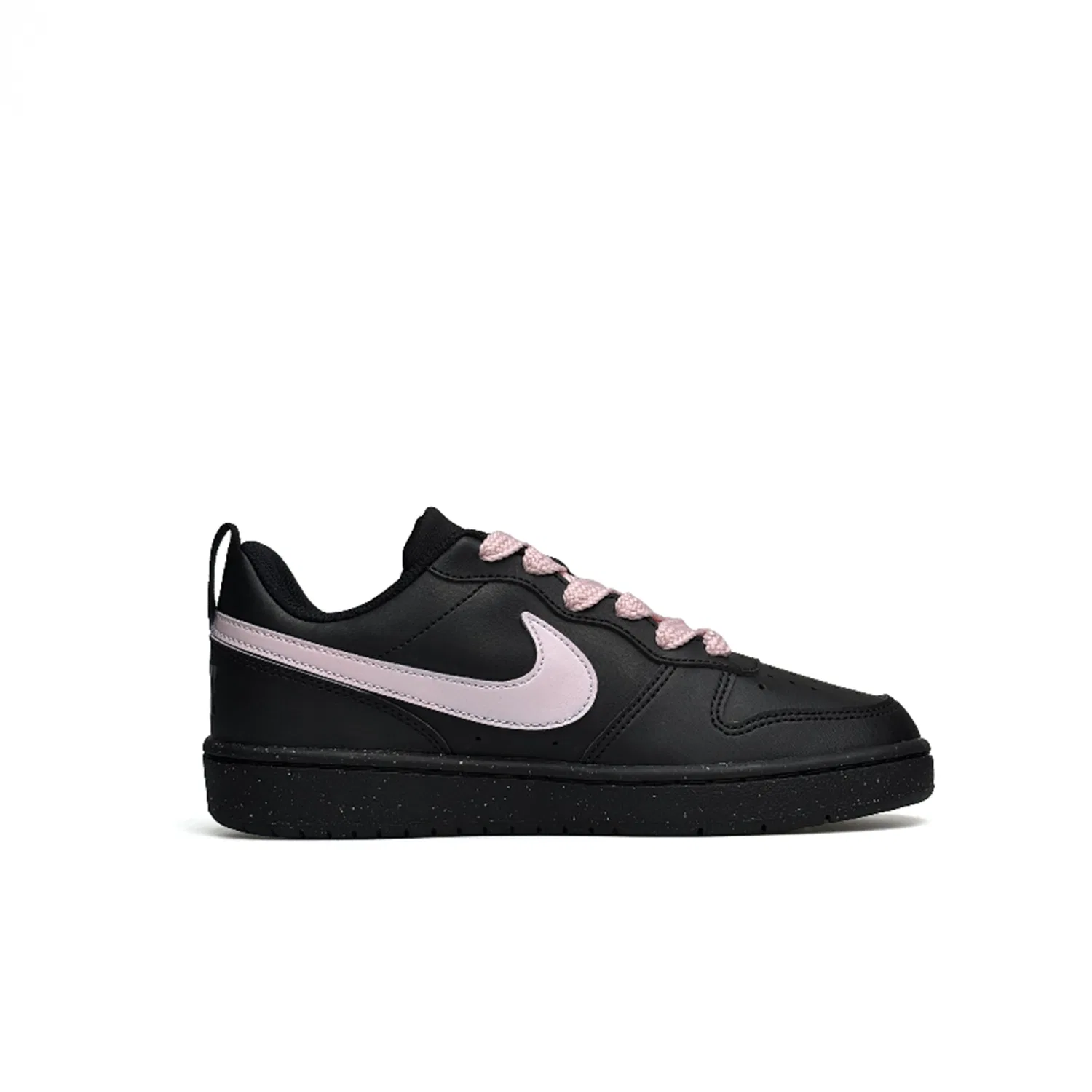 Кроссовки для скейтбординга Court Borough Leather Low top Kids' Black Nike — фото 3