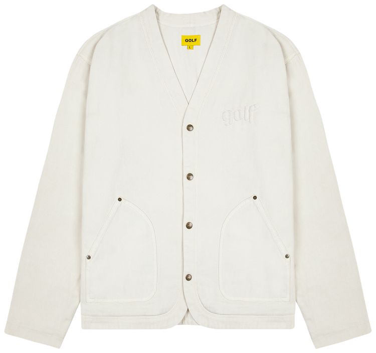 

Кардиган GOLF WANG Olde Canvas Cardigan 'Cream', кремовый