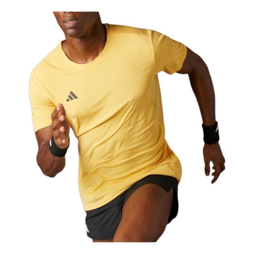 

Футболка adidas Adizero Essentials Running T-shirt Asia Sizing 'Yellow', желтый