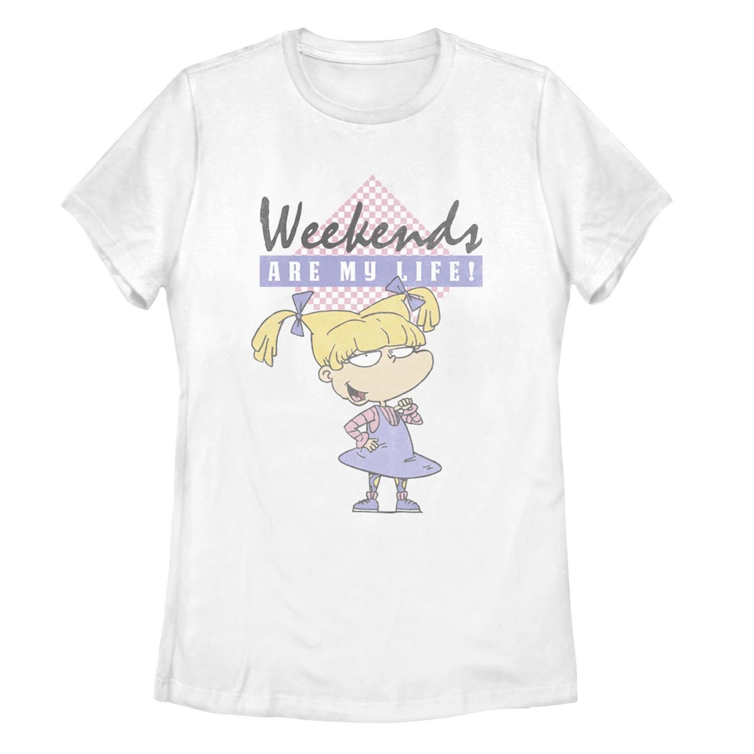 

Футболка Juniors Rugrats Angelica Weekends Is My Life Licensed Character