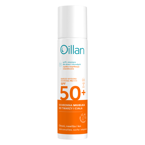 

Защитный солнцезащитный крем для лица и тела spf50, 75 мл Oillan Sun