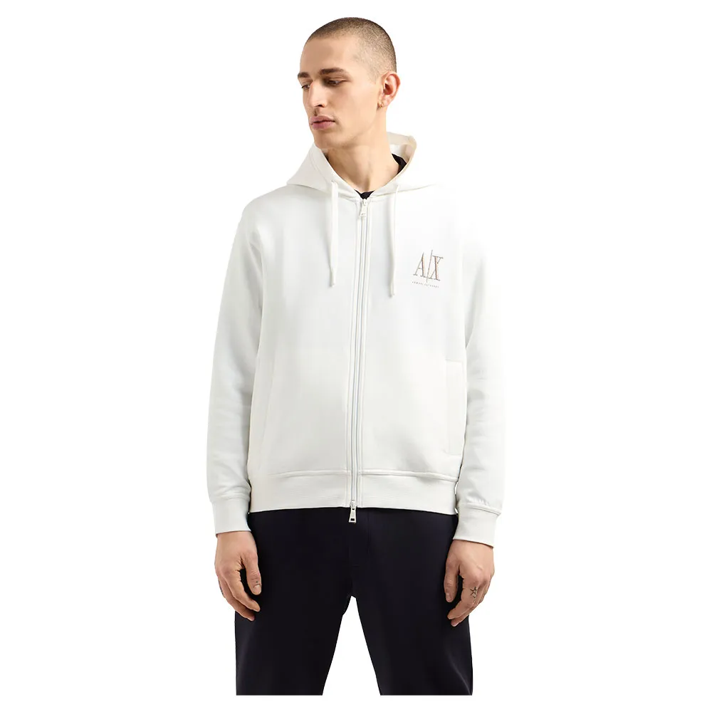 

Толстовка Armani Exchange XM000371_AF10818 на молнии, белый