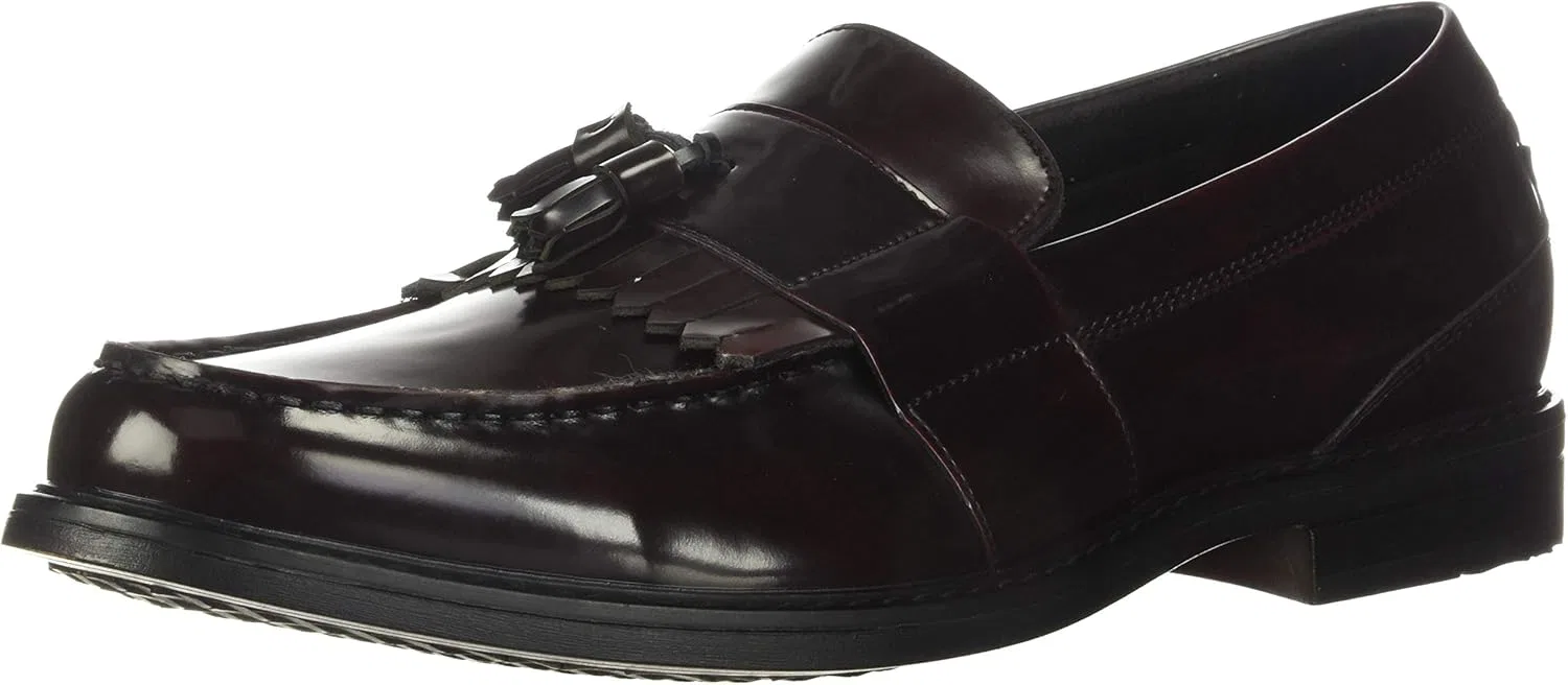 Туфли Nunn Bus Hkea King's Keaton Kilty, Quastenbesetzt Pull Over Mens Nunn Bush, Burgundy Polished