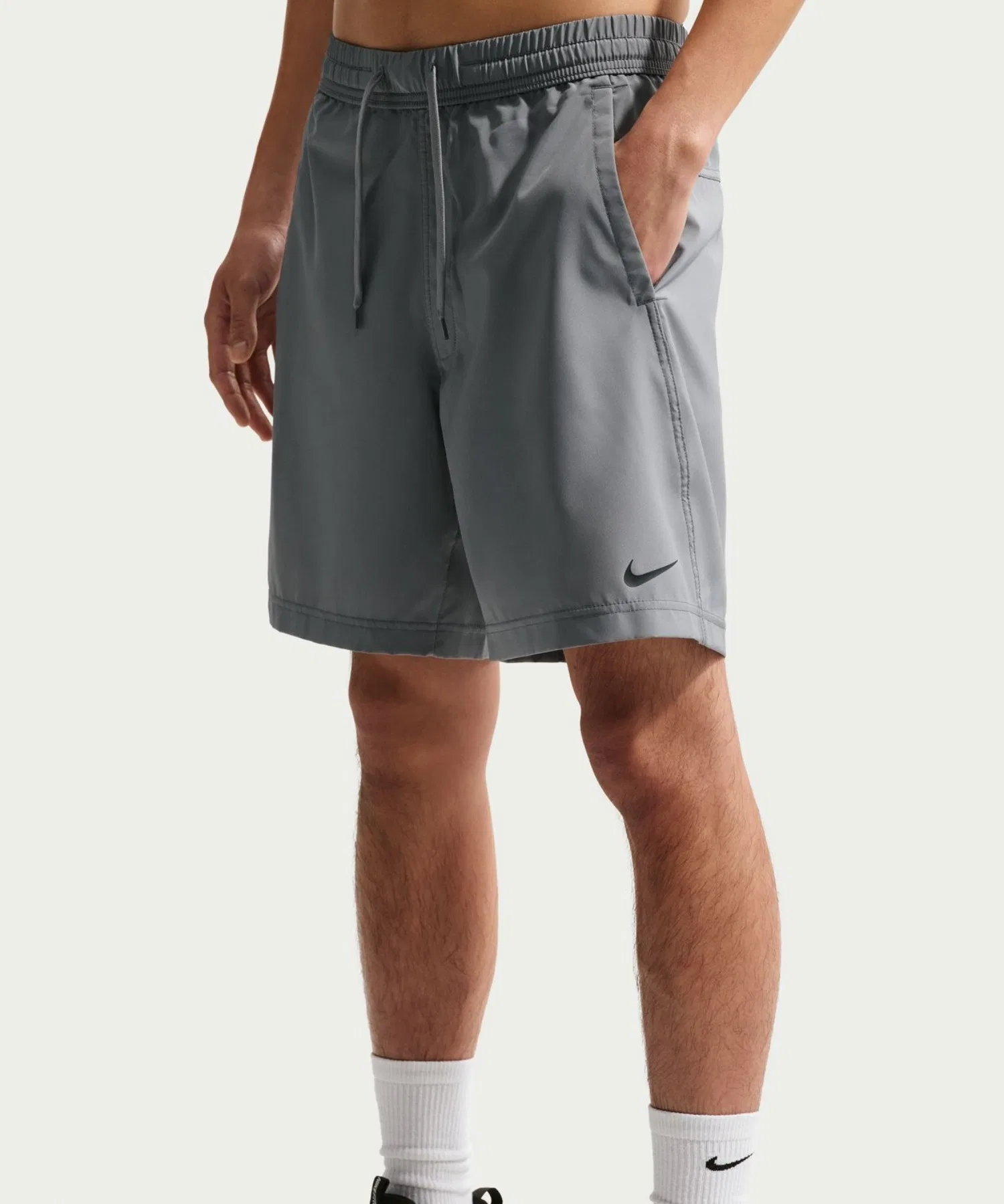 Мужские спортивные шорты NIKE DF FORM GFX серые