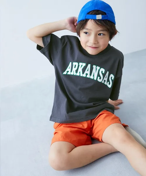 Детская футболка из 100% хлопка с принтом BIG SILHOUETTE devirock зелёная — фото 2