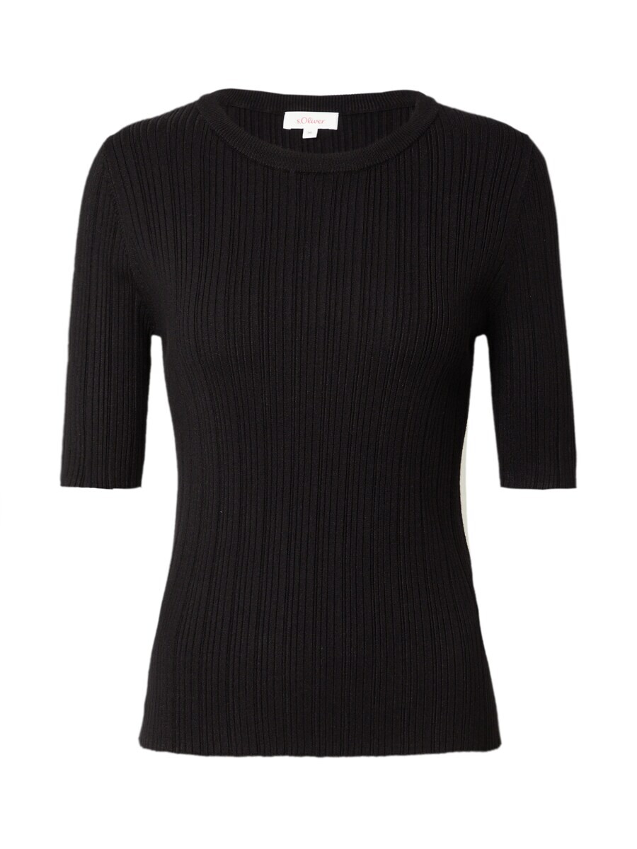

Тонкий вязаный свитер s.Oliver Sweater, черный