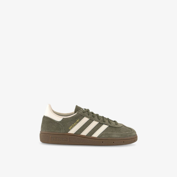 Кроссовки замшевые Adidas Handball Spezial, оливковый