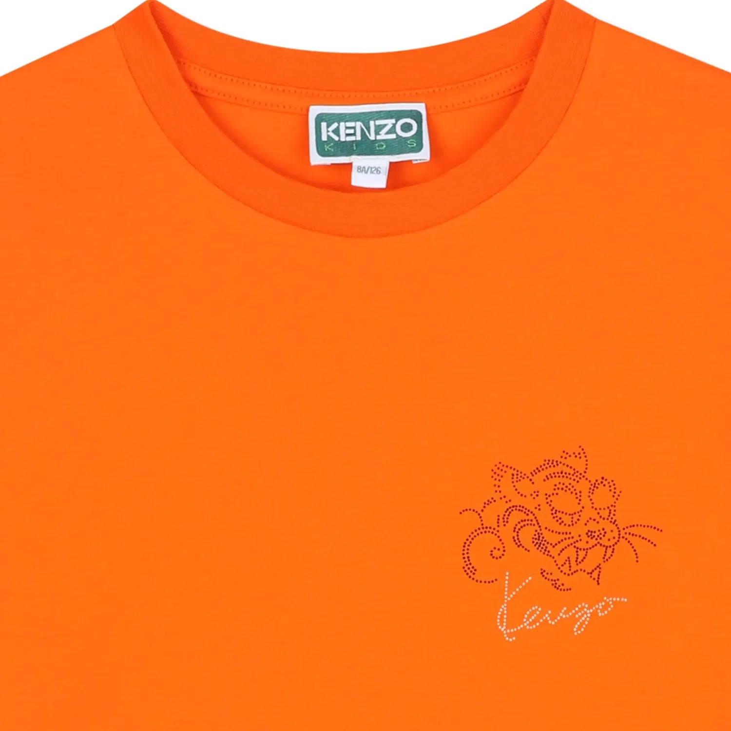 Детская футболка с круглым вырезом KENZO, Bright Orange — фото 3