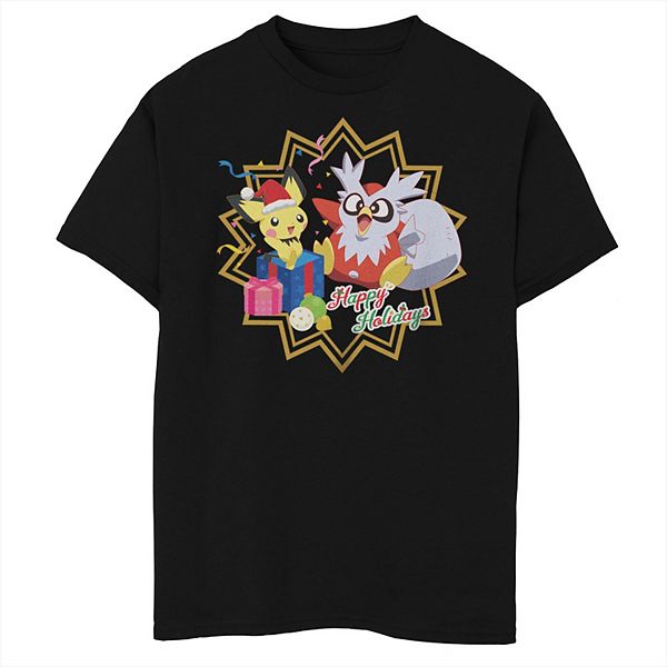 

Футболка с принтом Pokemon Happy Holidays Husky для мальчиков 8-20 Licensed Character