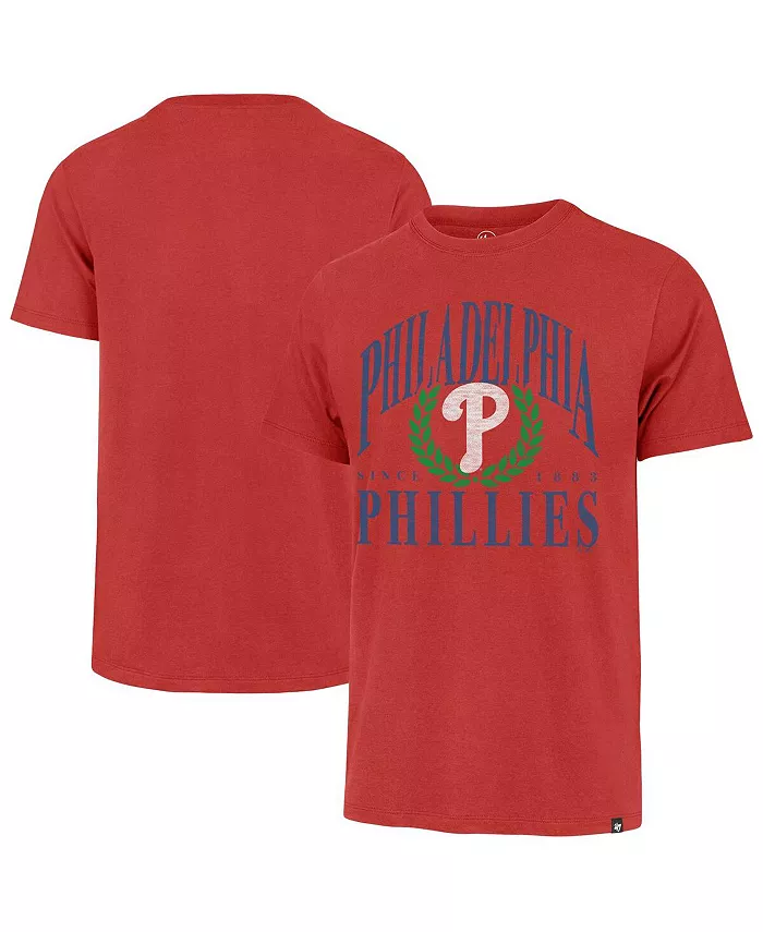 

Мужская футболка Philadelphia Phillies Pitchout Franklin красного цвета '47 Brand
